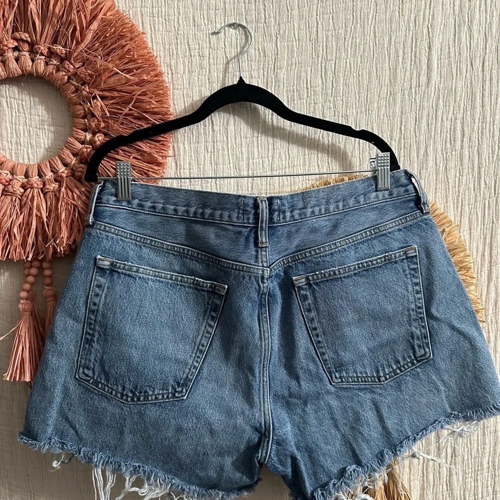 AGOLDE Women's Blue Denim Shorts Sz 32